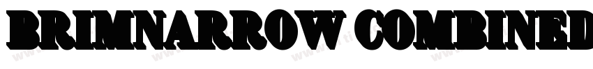 BrimNarrow Combined2字体转换